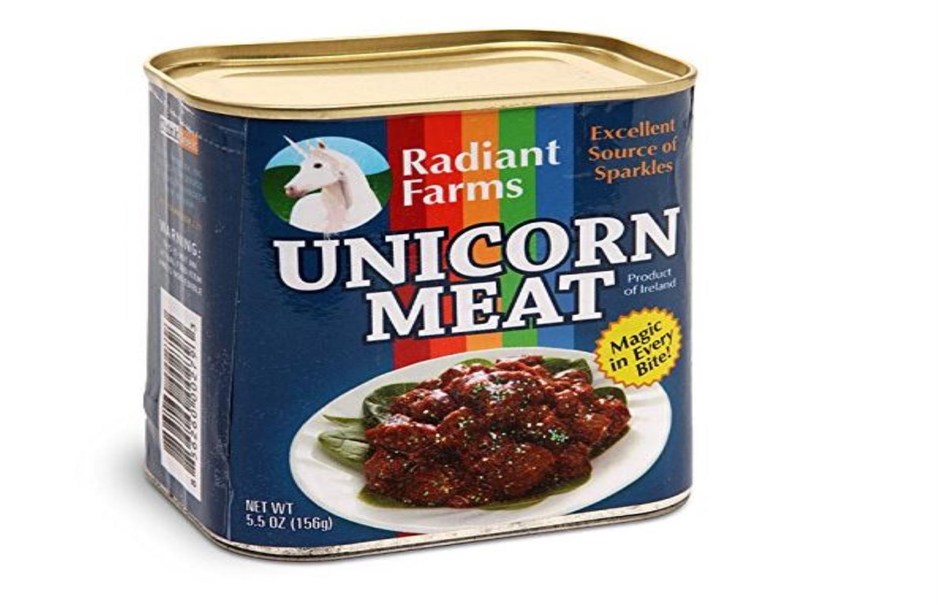Canned unicorn meat